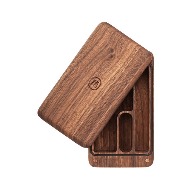 Marley Natural Black Walnut Storage Case - Discreet Smoker