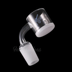 HONEY & MILK XL BEVEL QUARTZ BANGER - 90° DEGREE | YL - Discreet Smoker