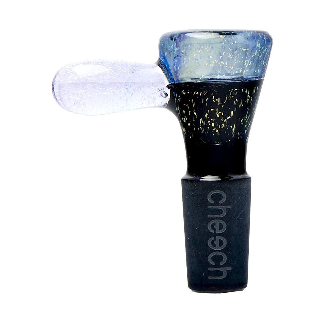 Cheech Glass 2" Transparent Dichro Glass Bowl - Discreet Smoker