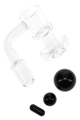 Quartz 14.5 mm Male Terp Slurper Banger – 2 mm Thick - Discreet Smoker