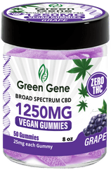 Green Genie CBD Vegan Pectin Infused Gummies w/ B12 Vitamins (625MG - 2500MG) - Discreet Smoker