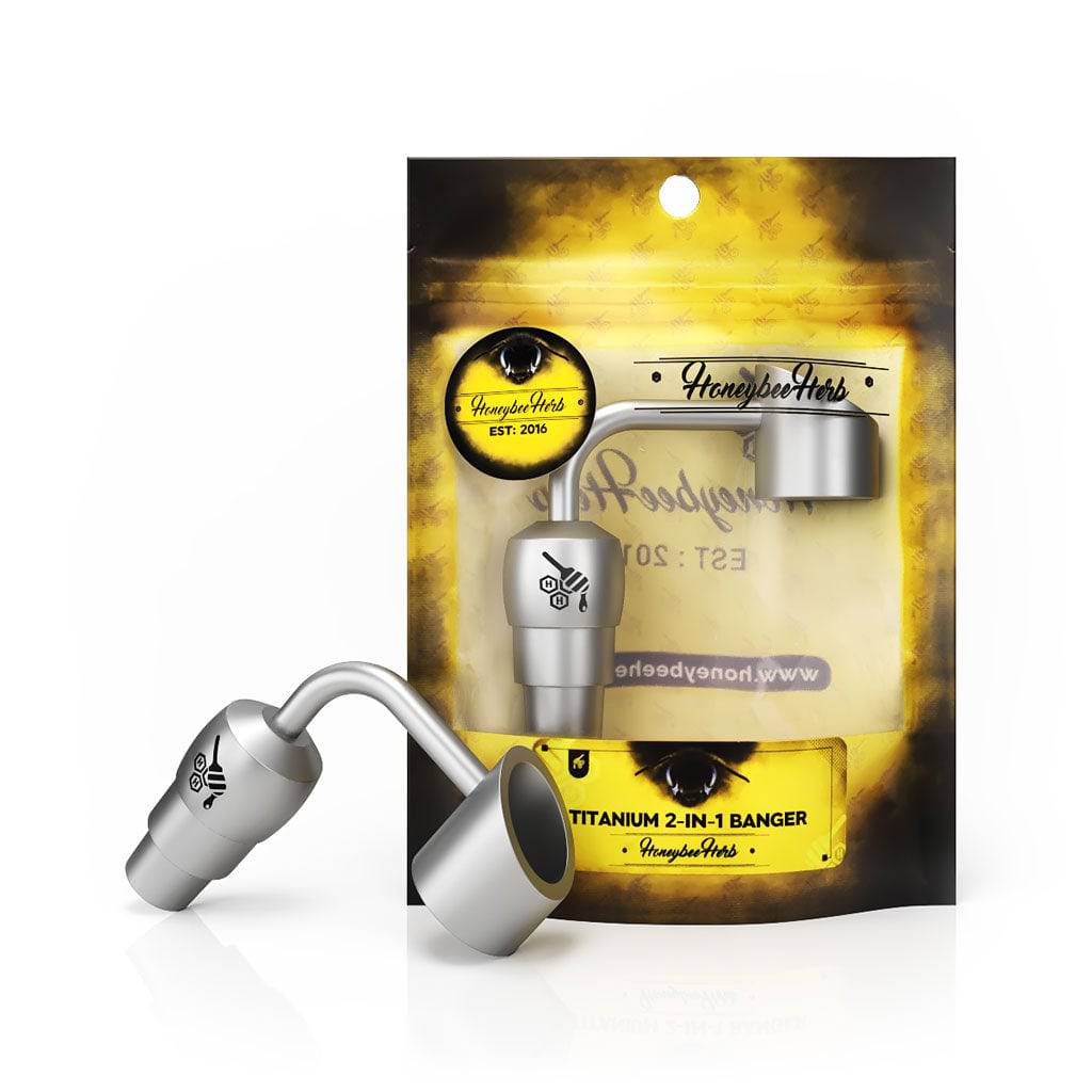 TITANIUM 2 IN 1 BANGER DAB NAIL - Discreet Smoker