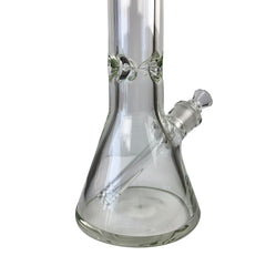 12" - 9mm Thick Glass OG Beaker Base Water Pipe - Discreet Smoker
