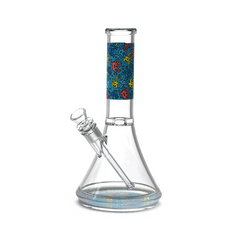 K. Haring Glass Beaker Water Pipe