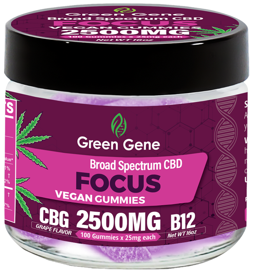 Green Genie Organic CBD Infused Mood Based Vegan Gummies - (625MG - 2500MG)