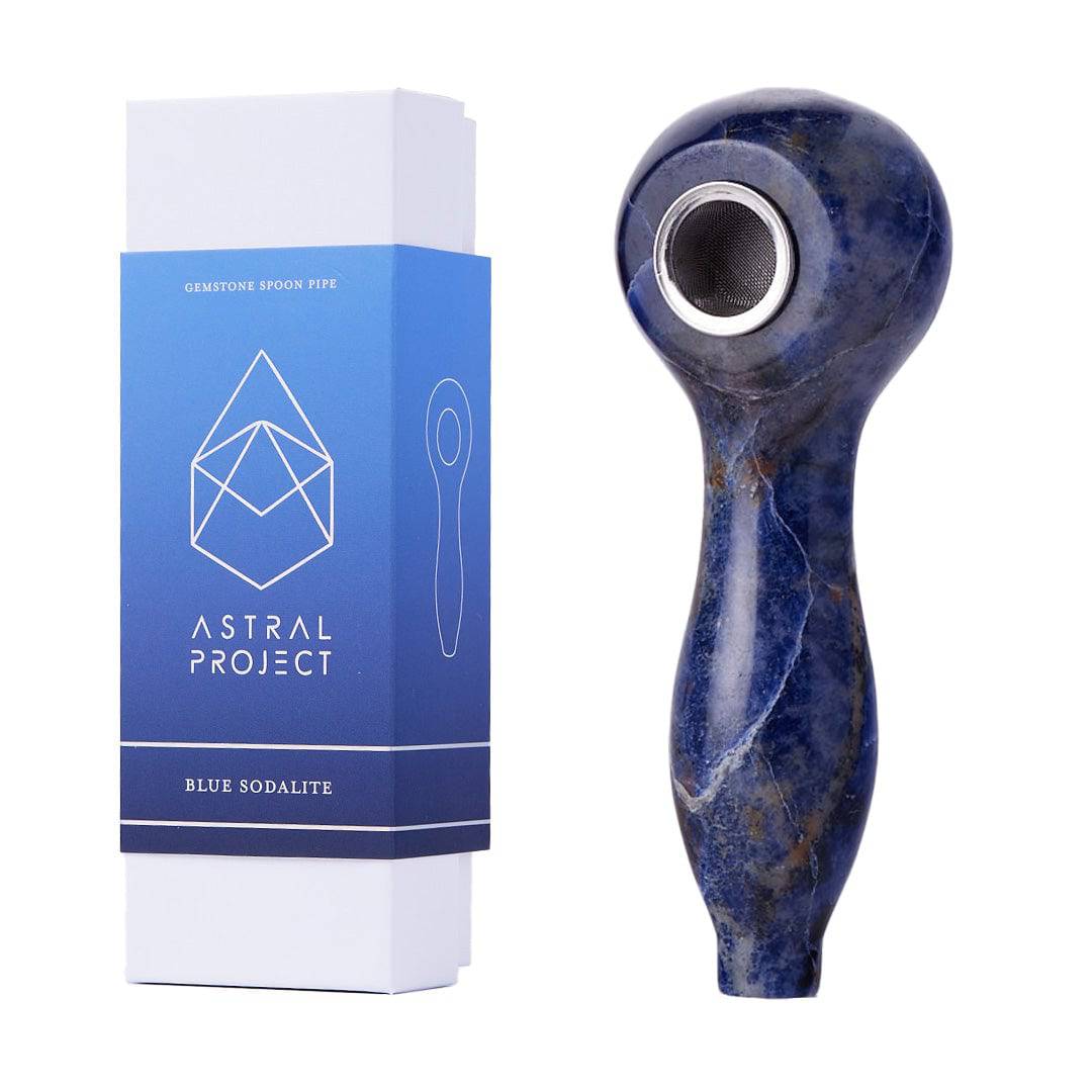 Astral Gemstone Spoon Pipes - Discreet Smoker