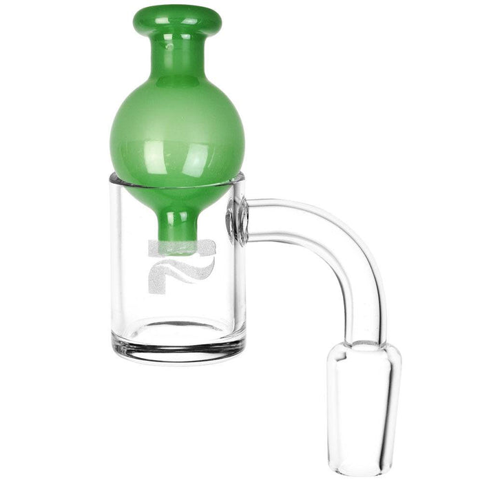 Pulsar Quartz Banger & Ball Carb Cap Set, Pulsar Opaque Green