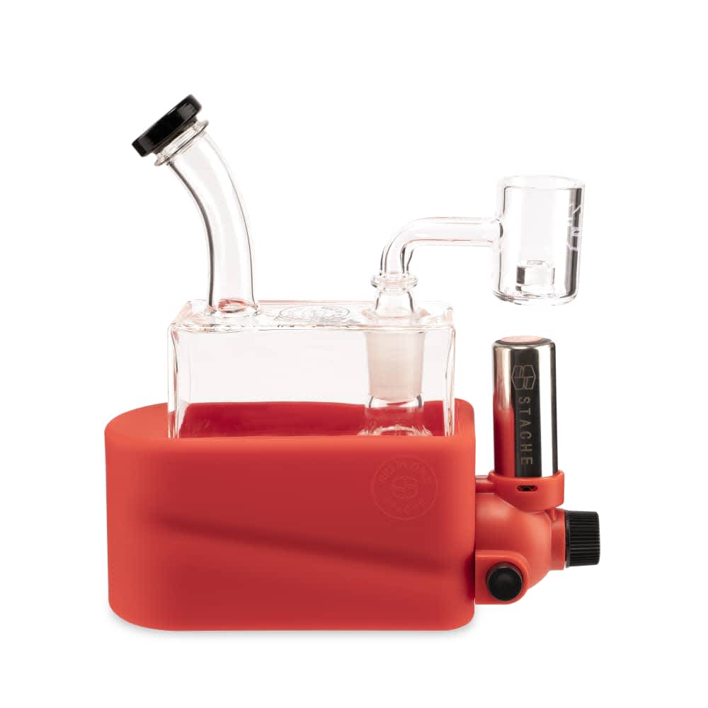 Stache Rio Rig-in-One Dab Rig Kit with Butane Torch - Matte - Discreet Smoker