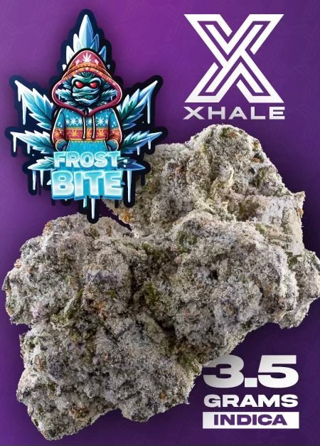 THCA FLOWER - XHALE - SNOWCAPS - 3.5G - Discreet Smoker