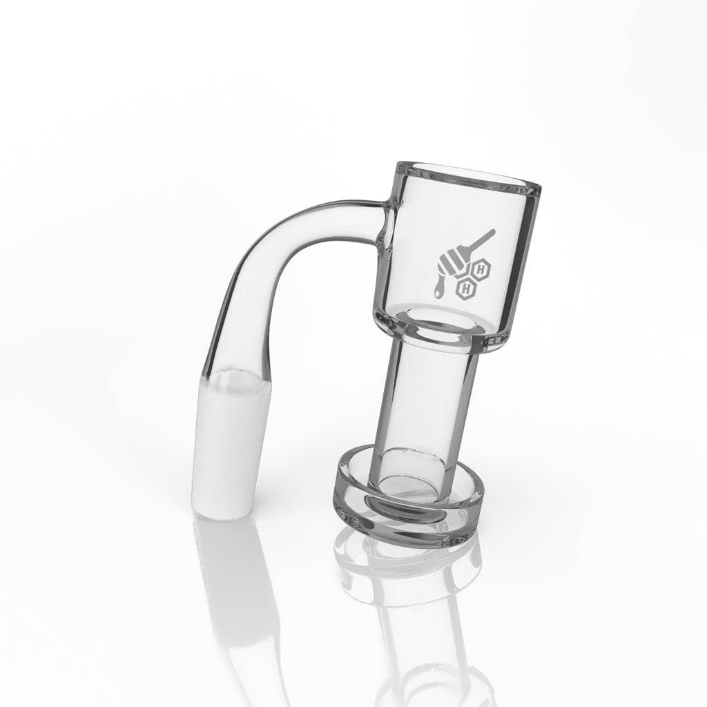 HONEYSUCKLE QUARTZ BANGER - 90° DEGREE | YL - Discreet Smoker