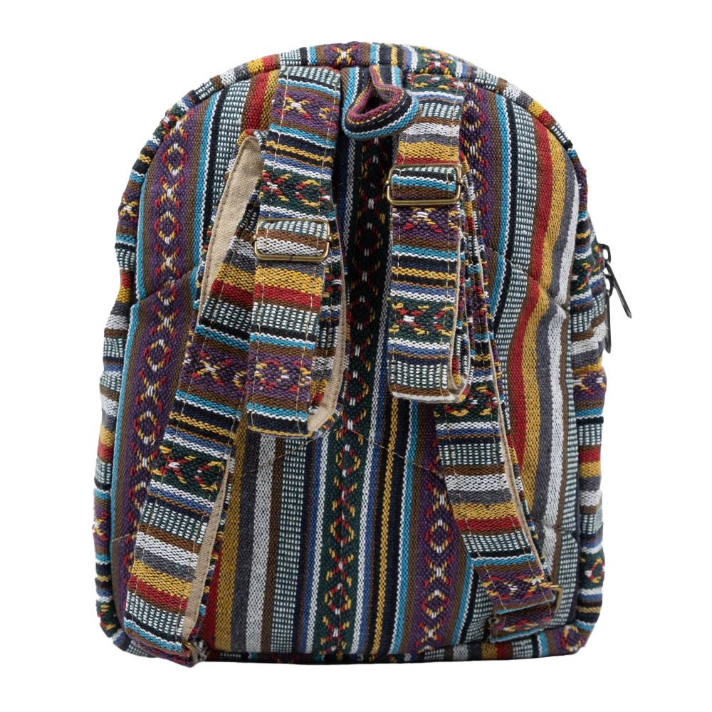 Large Smell Proof Bag with Boho Mini Backpack - Odor Locking Bag