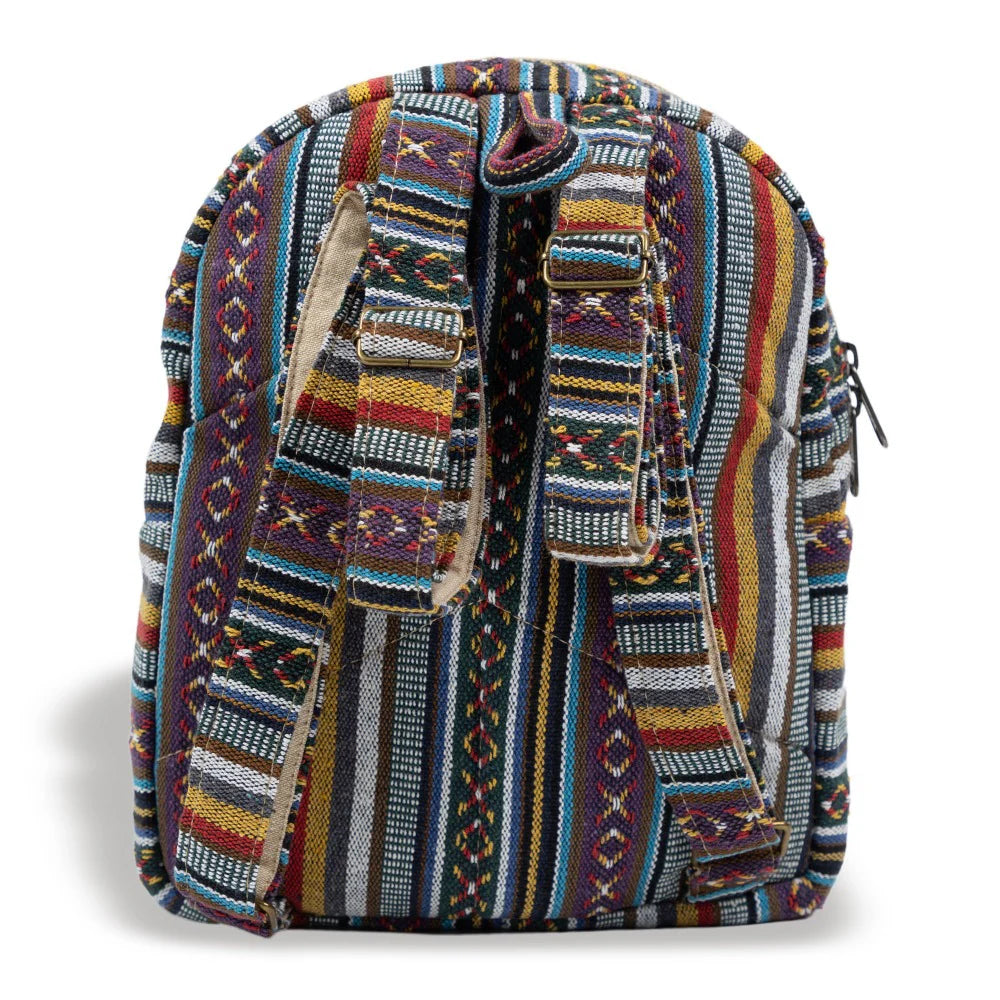 Core Hemp Mini Backpack - ॐ Boho - Discreet Smoker