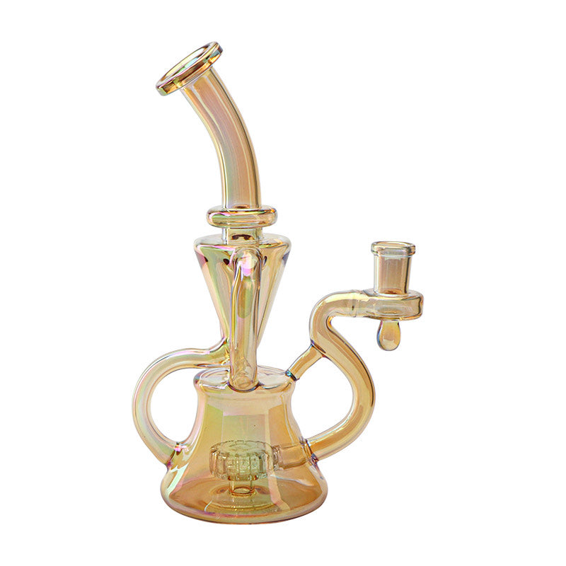 Showerhead Recycler Dab Rig 8" - Discreet Smoker