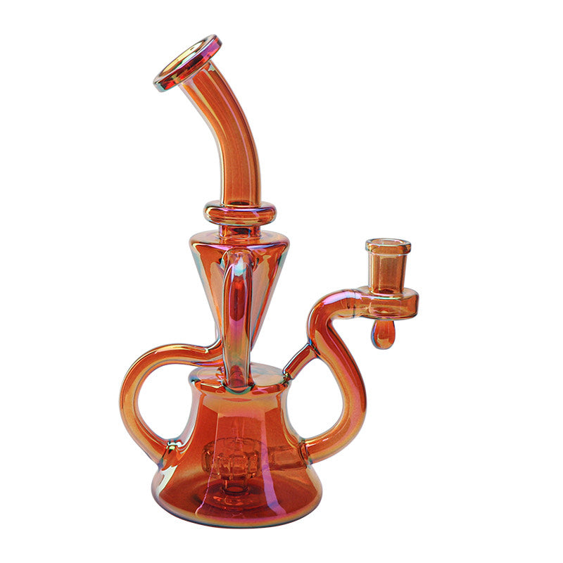 Showerhead Recycler Dab Rig 8" - Discreet Smoker