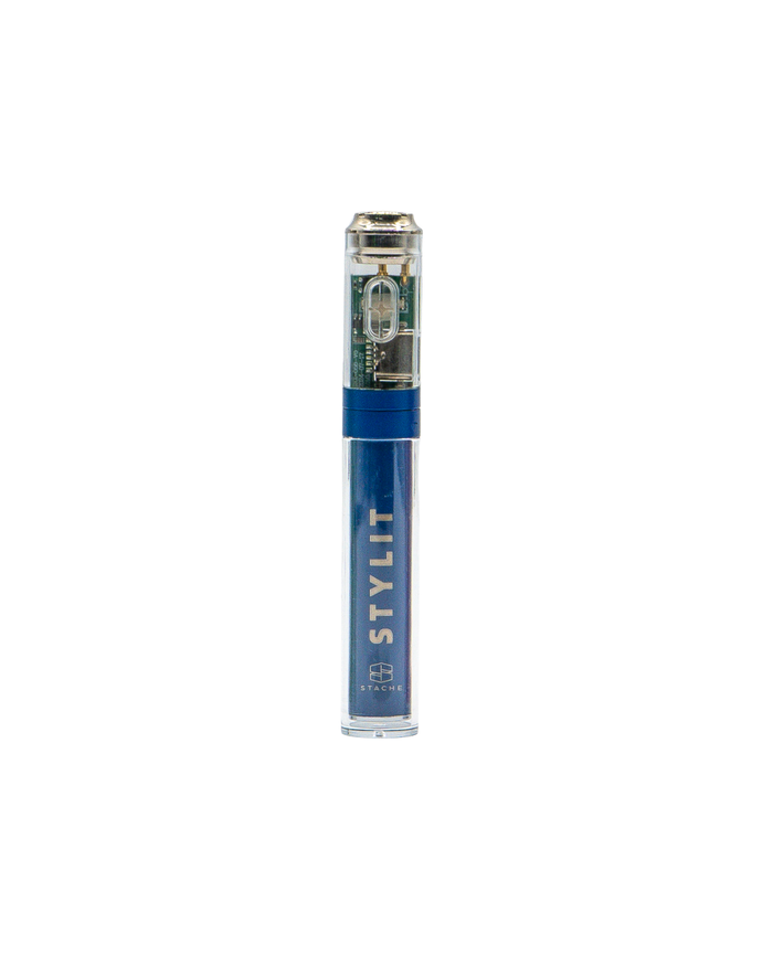 Stache STYLIT 510 Thread Customizable Battery, Transparent Blue