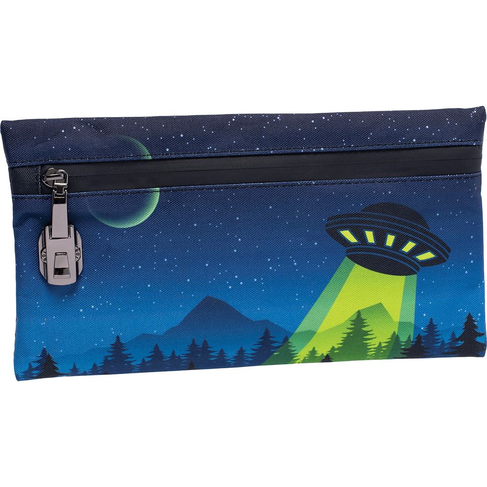 Smell Proof Zippered Fabric Pouch | 11" x 6" - Discreet Smoker