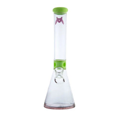 MAV 13.5" Mini Zebra Beaker Water Pipe - Discreet Smoker