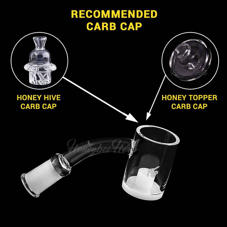 HONEY & MILK CORE REACTOR QUARTZ BANGER - 45° DEGREE | YL - Discreet Smoker