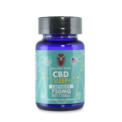 CBD+Sleep Capsules – Broad Spectrum – 750MG – 30ct