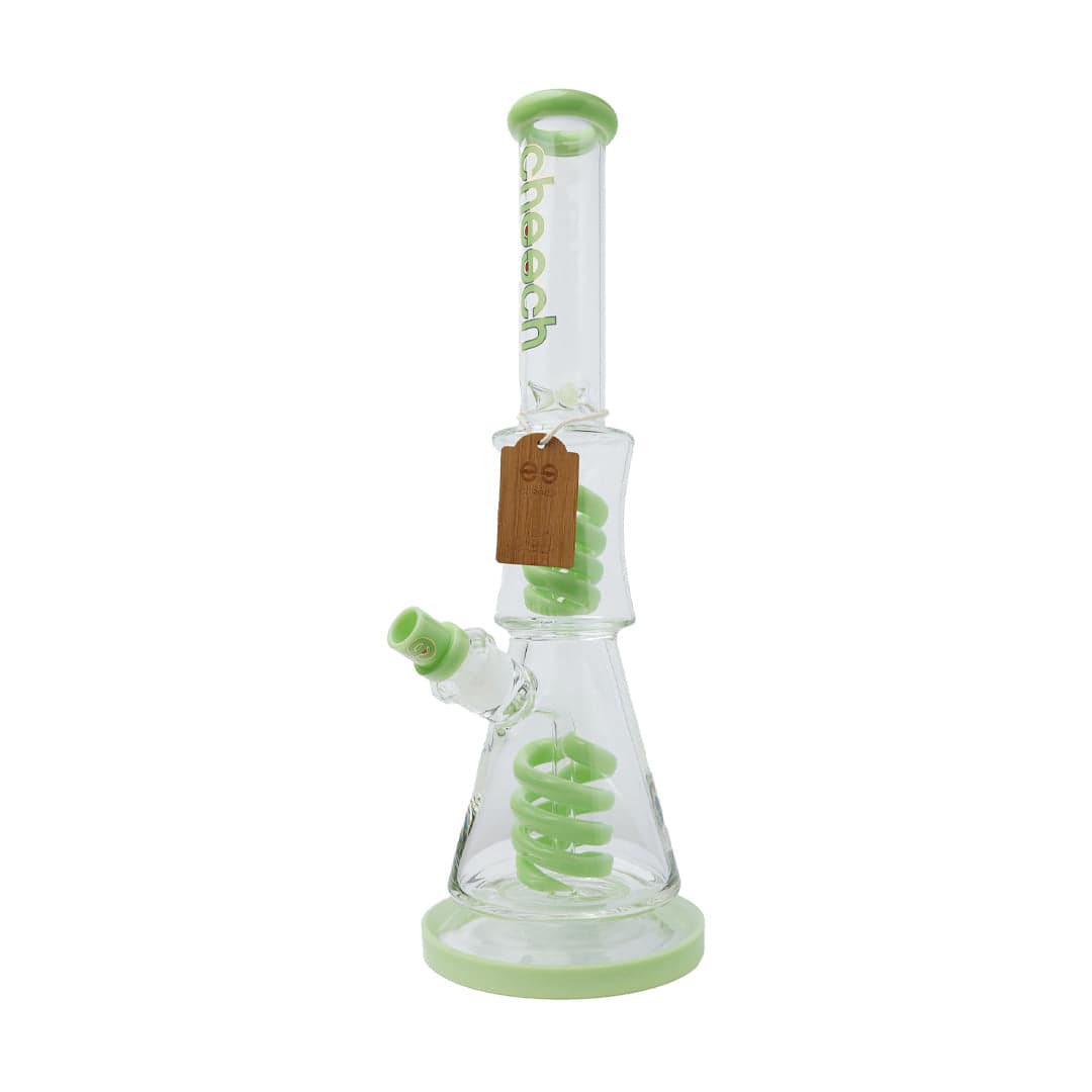 Cheech Glass 17" Swirl Spin Up Down Water Pipe - Discreet Smoker
