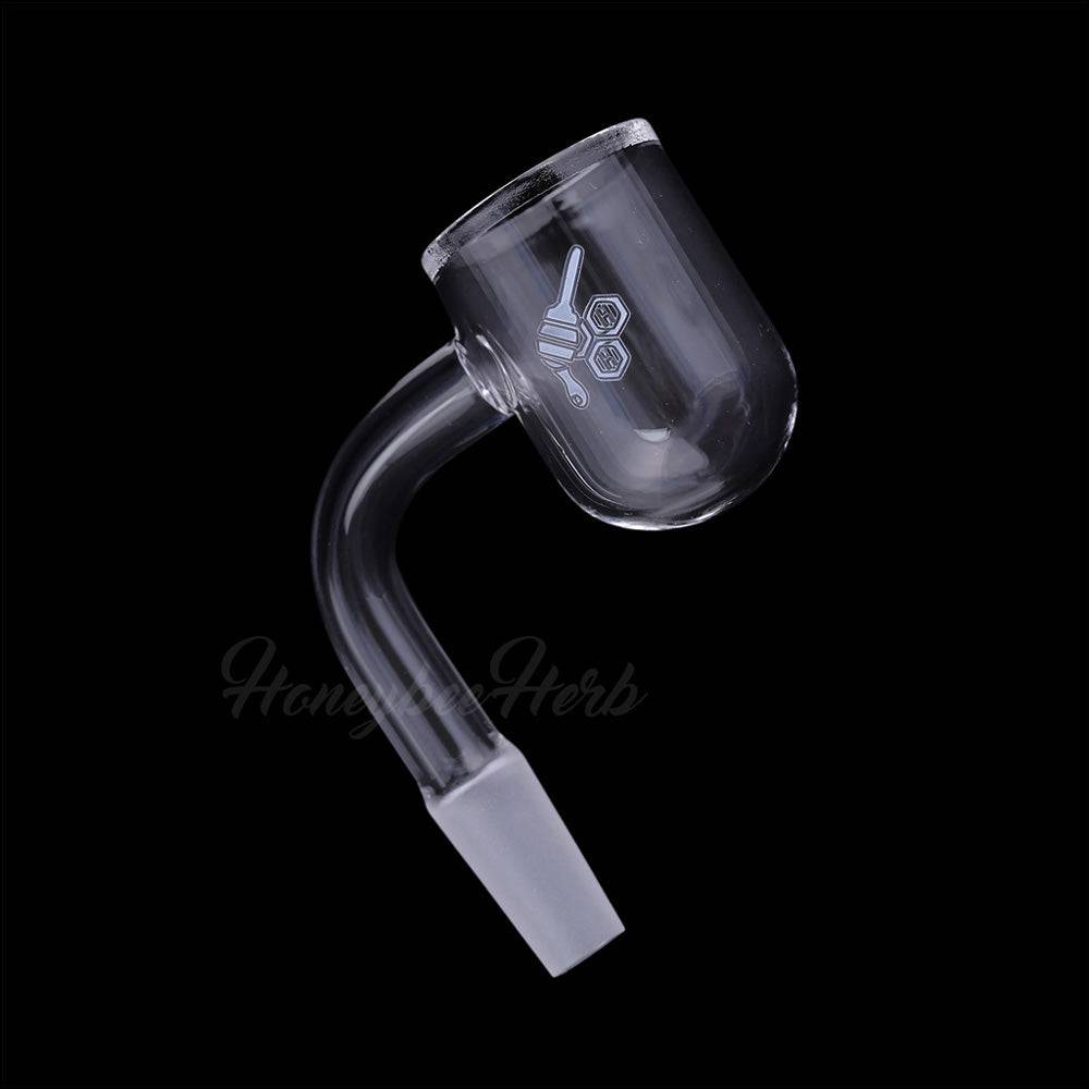 HONEY BEVEL BOWL QUARTZ BANGER - 90° DEGREE | YL - Discreet Smoker