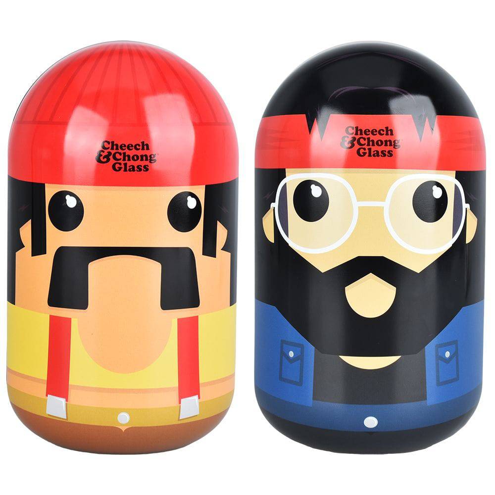 Cheech & Chong Joint Hand Pipe in Collectible Tin Case - 5.75" - Discreet Smoker
