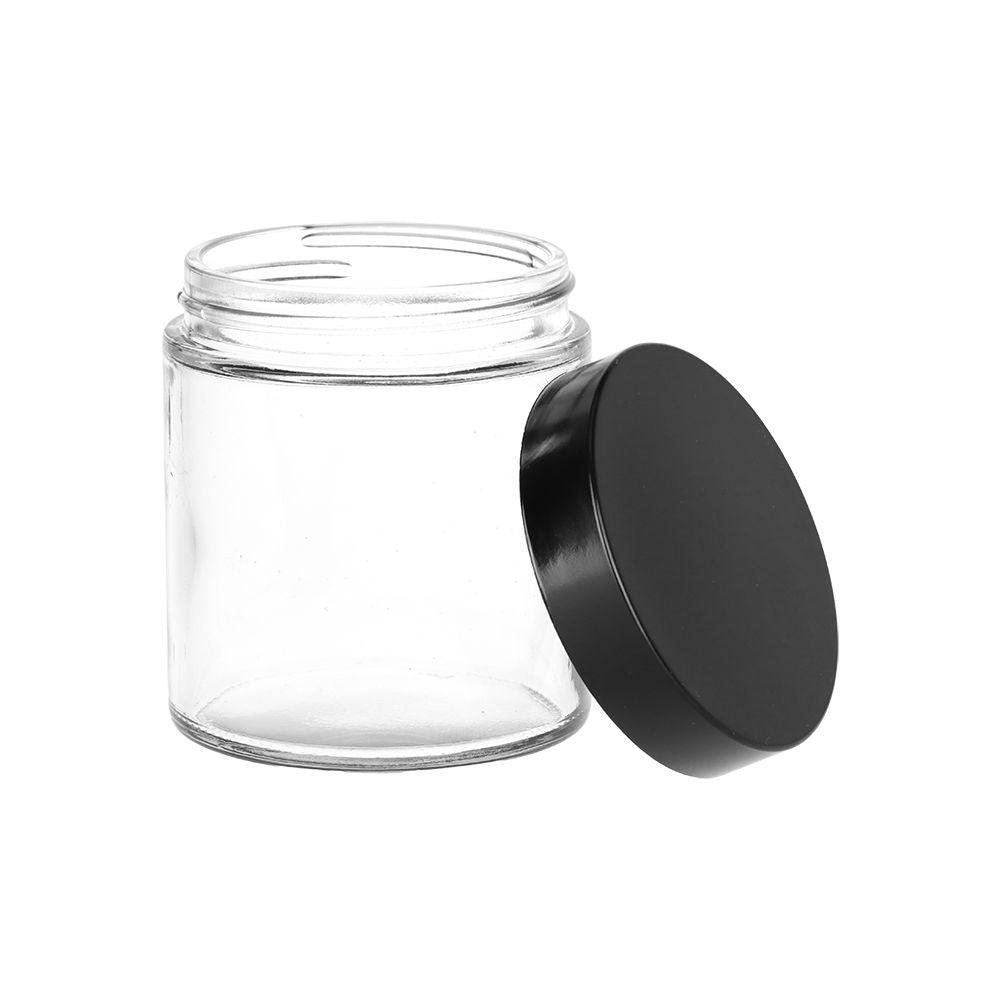 Clear Screw-Top Jar - 2.6" x 2.3"/ Medium - Discreet Smoker