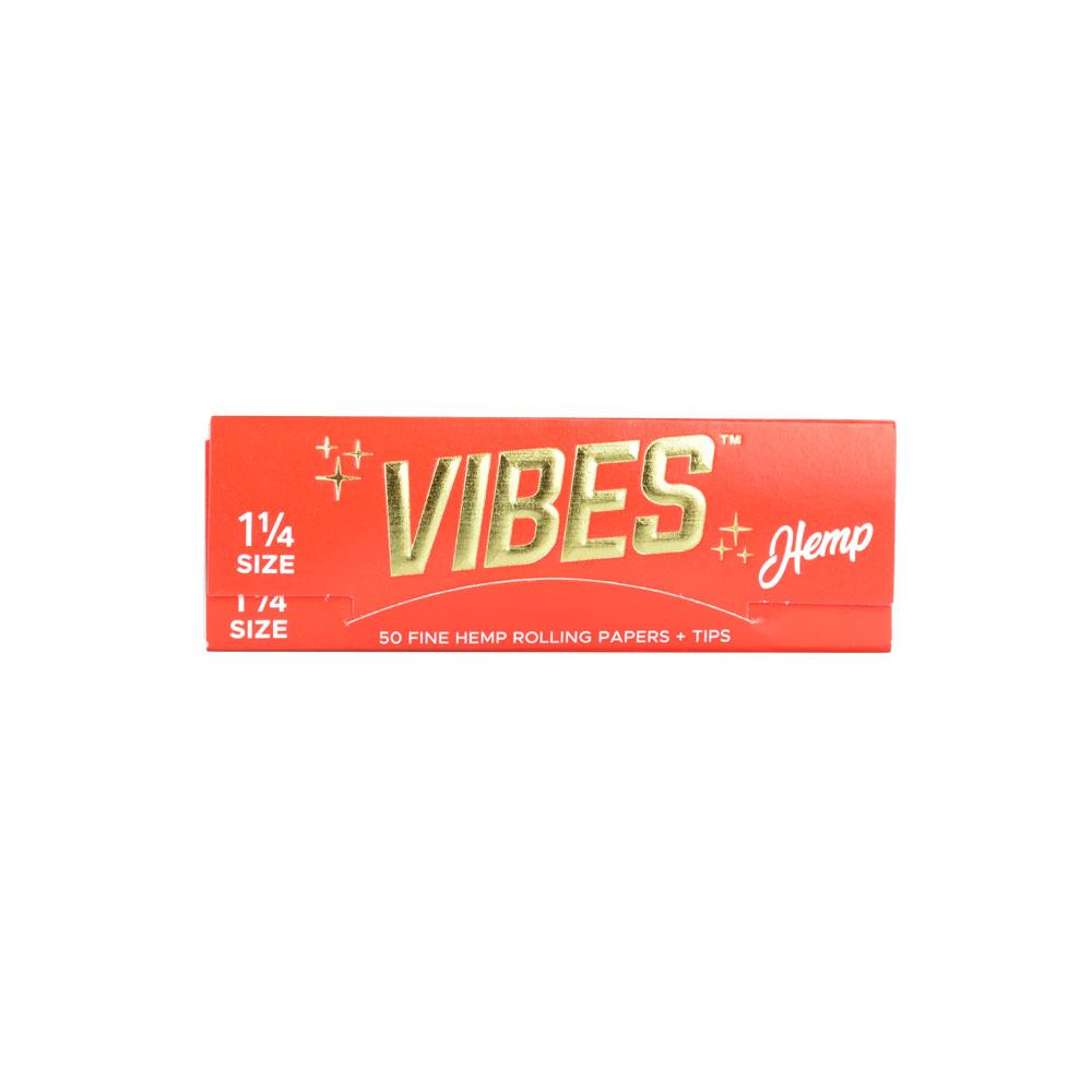 VIBES Hemp Rolling Papers w/ Tips - Discreet Smoker