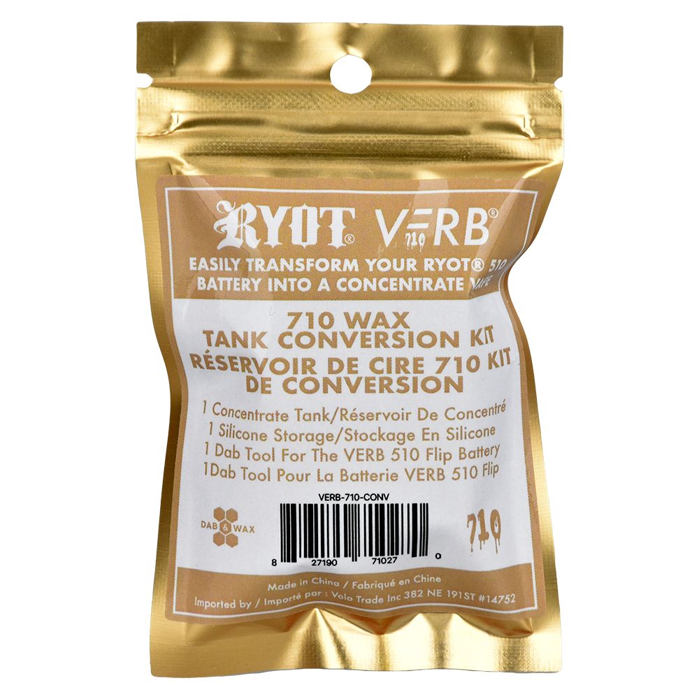 RYOT 710 Wax Tank Conversion Kit For VERB 510 Battery - Discreet Smoker