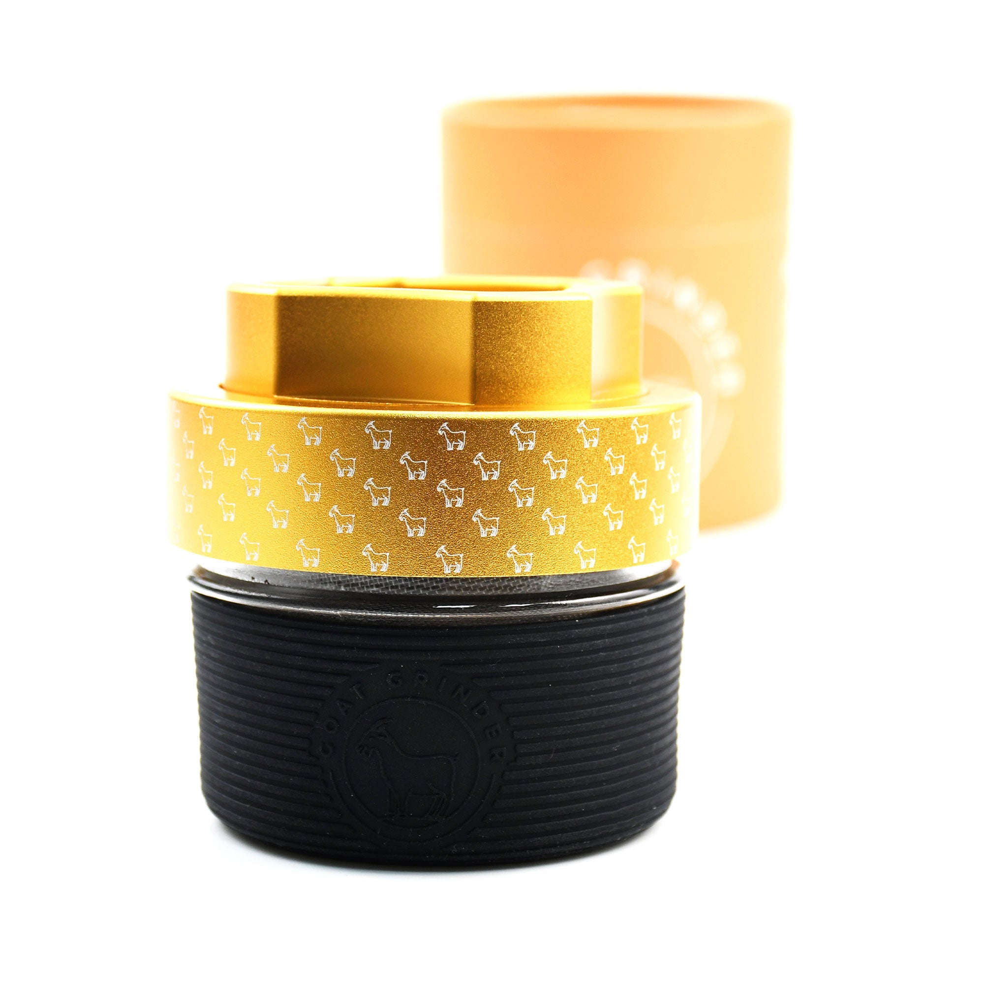4 Piece Aluminum Herb Grinder | AITH v.I – OG - Repeat Pattern - Discreet Smoker