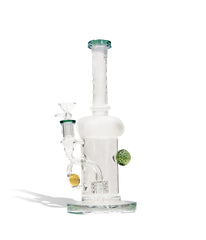 9 Inch Water Pipe with Honey Comb Perc and 14mm Funnel Bowl - Discreet Smoker