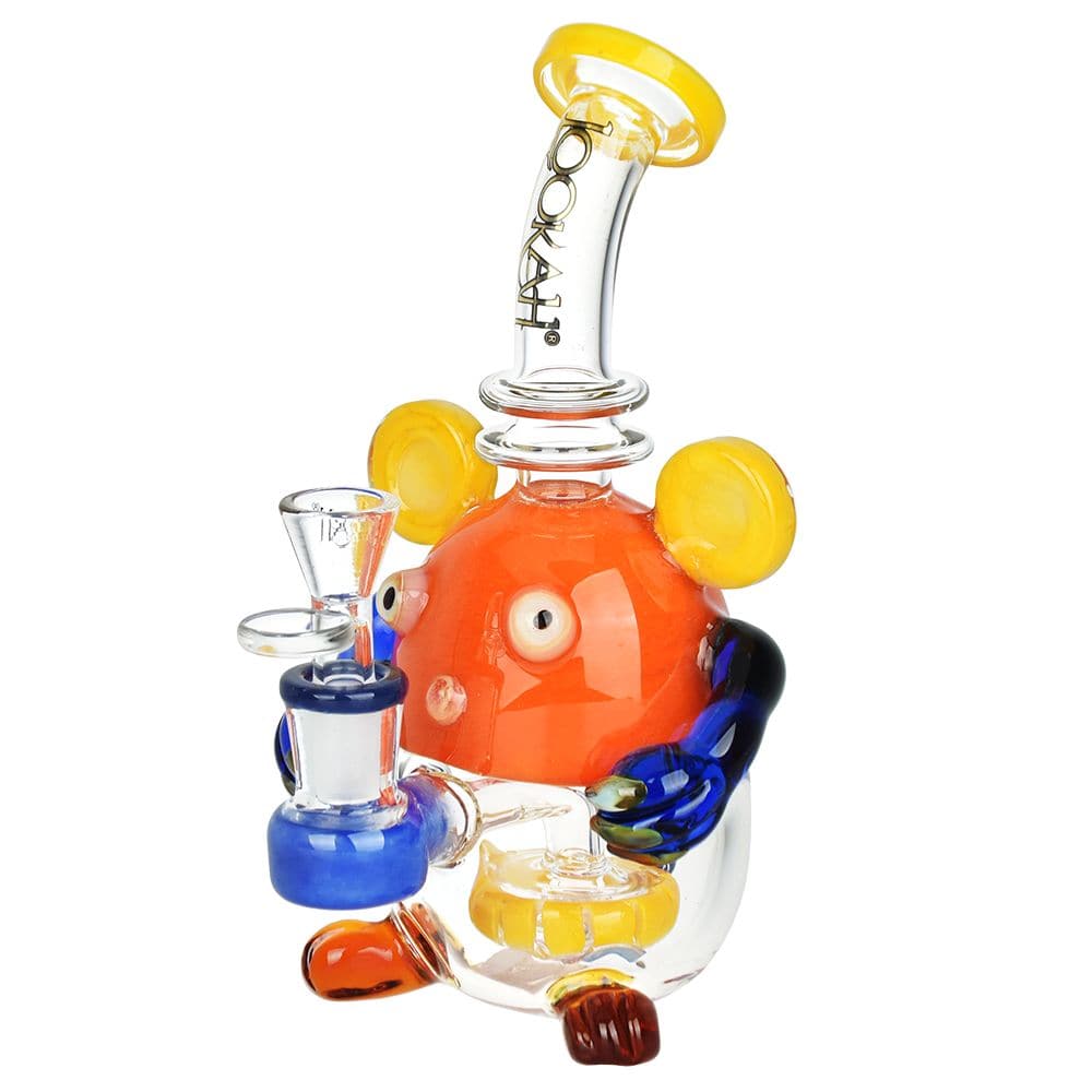 Lookah Glass Mouse Water Pipe - 7.75" / 14mm F - Discreet Smoker