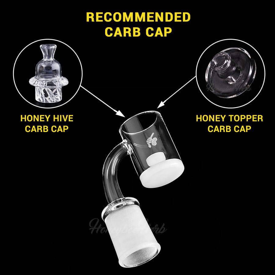 HONEY & MILK CORE REACTOR QUARTZ BANGER - 90° DEGREE | YL - Discreet Smoker