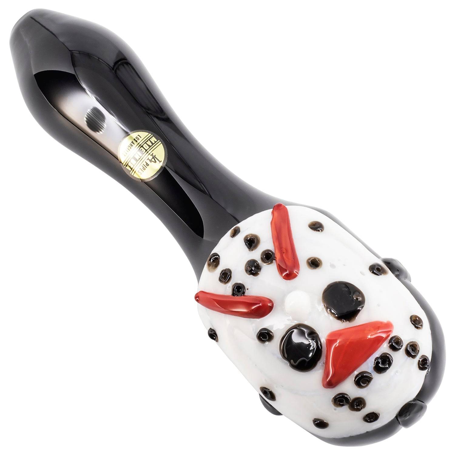 LA Pipes Jason Mask Killer Glass Pipe