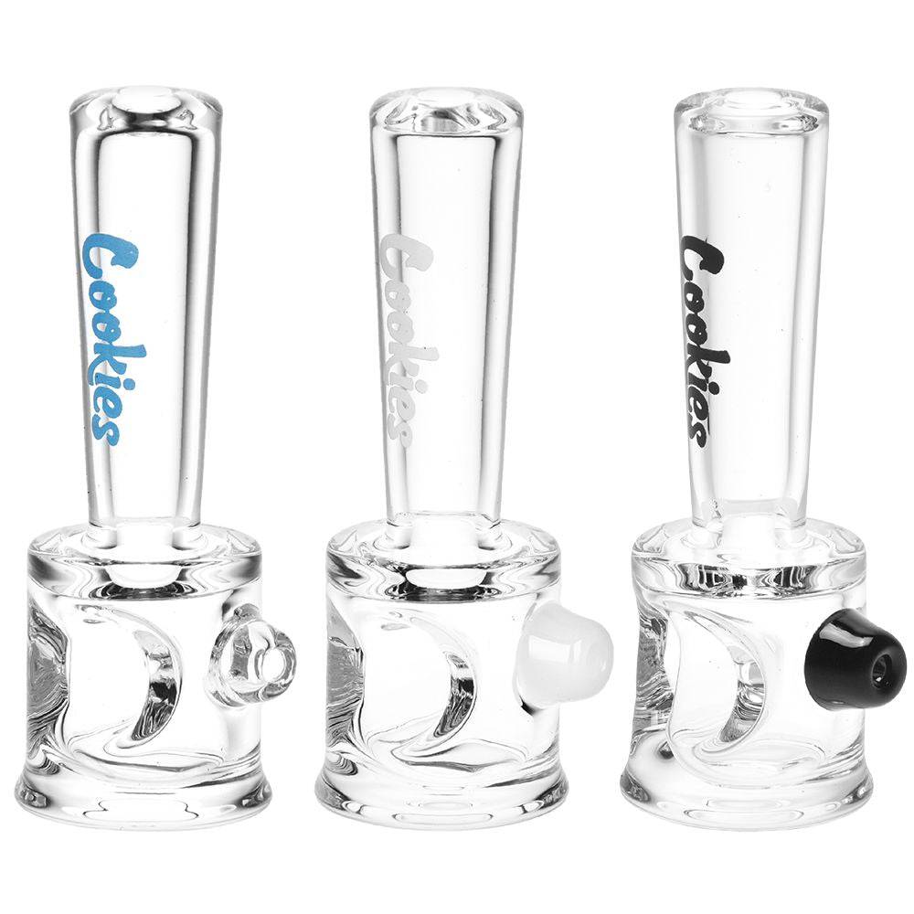 Cookies Mini Mallet Glass Hand Pipe | 4" - Discreet Smoker