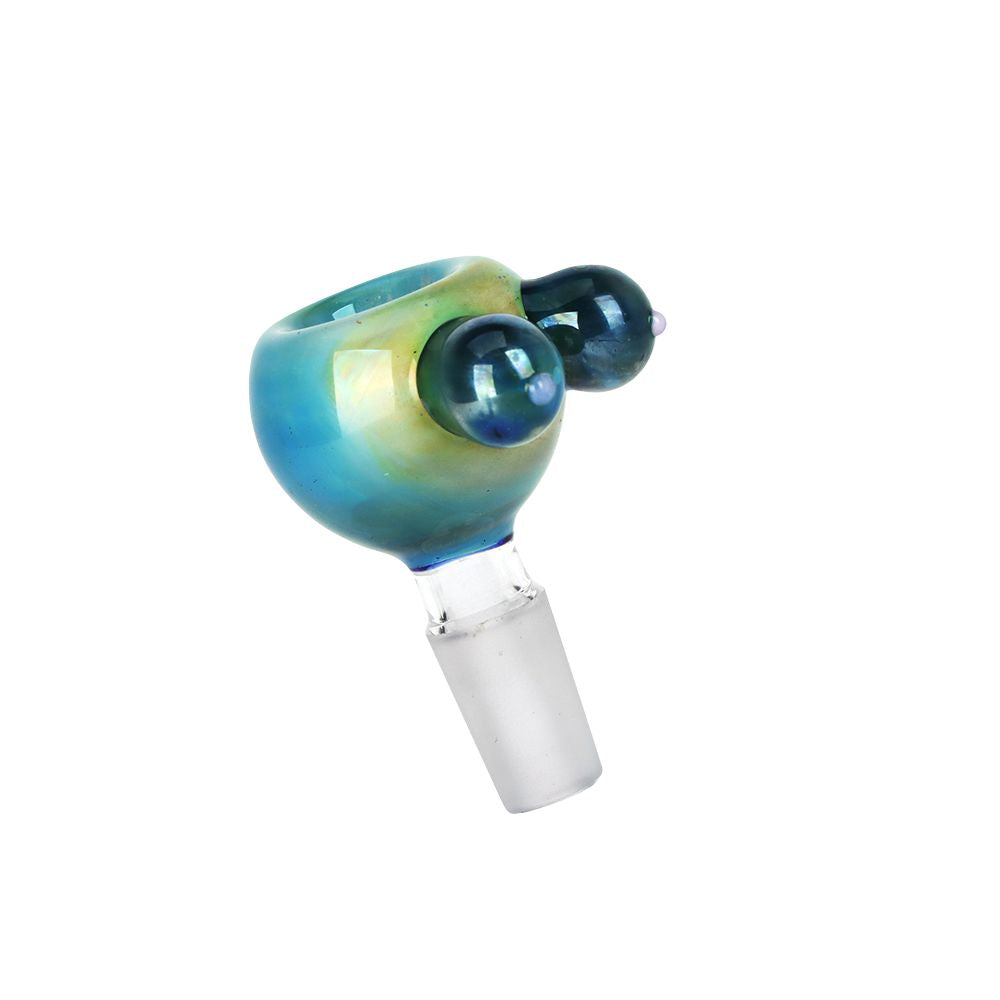 Fumed Nude Bod Glass Water Pipe - 8" / 14mm F - Discreet Smoker