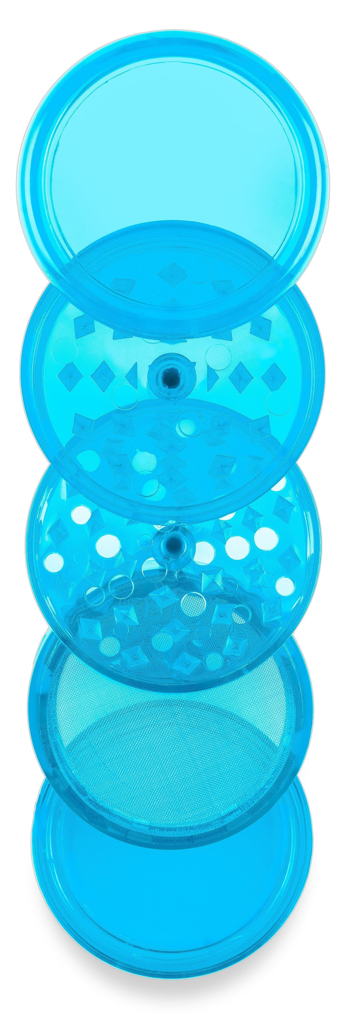 Higher Standards 4-Piece Herb Grinder with Pollen Catcher - Discreet Smoker
