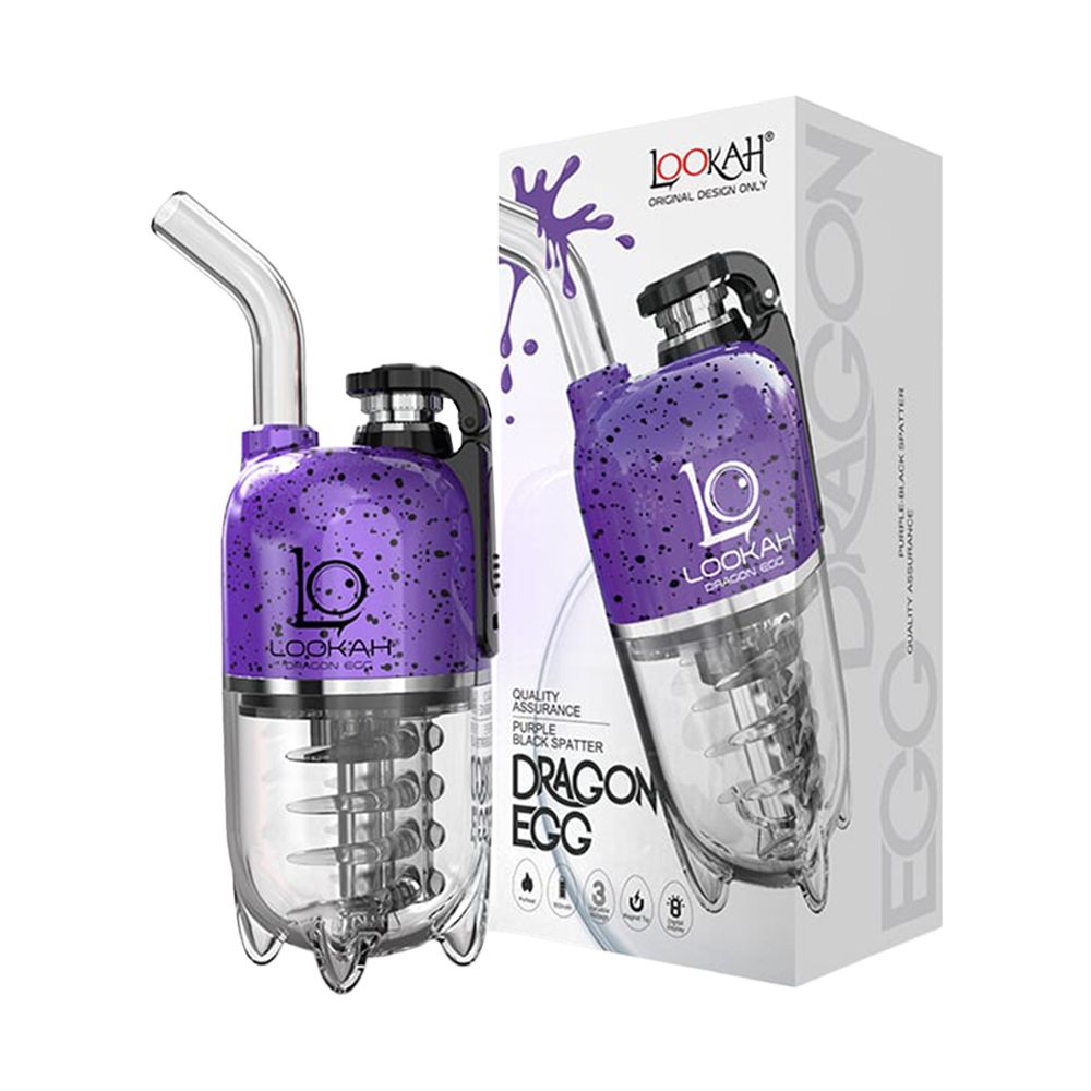 Lookah Dragon Egg eRig Bubbler | Spatter Edition | 950mAh