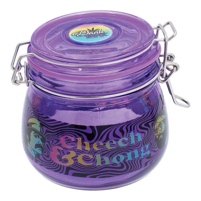 Cheech & Chong® Dank Tank Airtight Glass Jar | 500mL, Purple