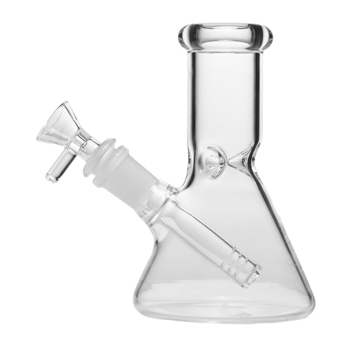 Human Grade 6" Beaker Water Pipe, Clear