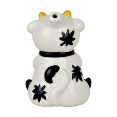 Stoned Cow Ceramic Hand Pipe - 5.25" - Discreet Smoker