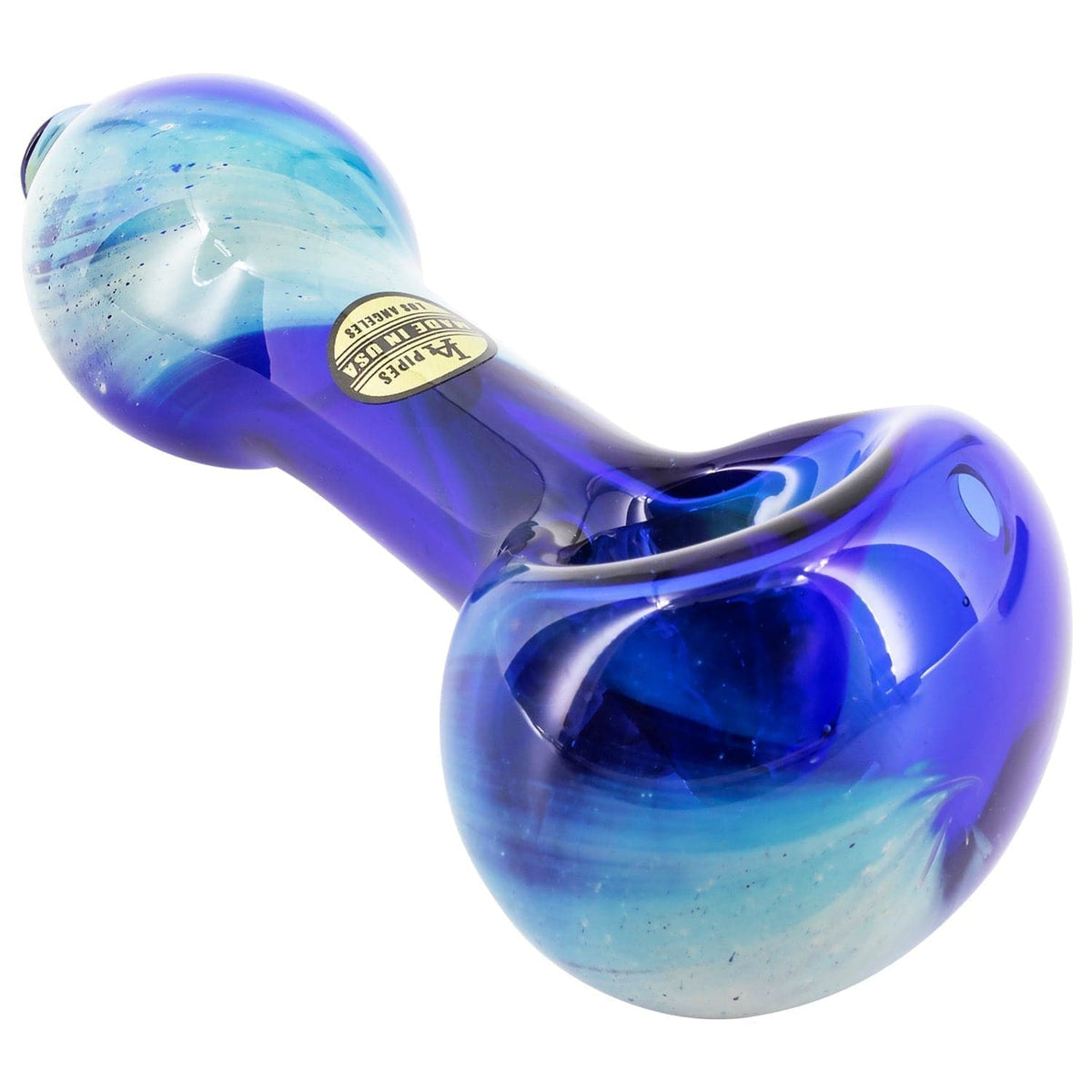 LA Pipes Fumed Galaxy Spoon - Discreet Smoker
