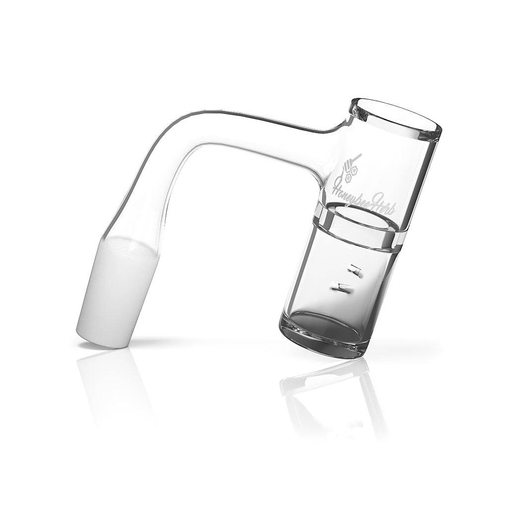 HONEY WELL QUARTZ BANGER - 90° DEGREE | BL - Discreet Smoker