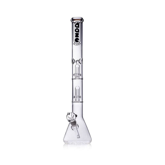 Daze Glass - Massive 22" Dual UFO Perc Glass Water Pipe - Discreet Smoker