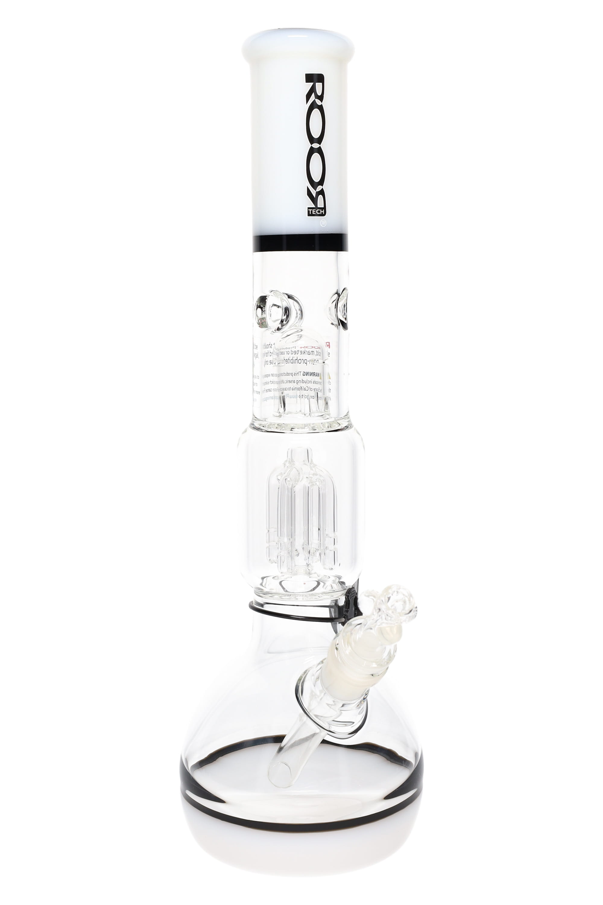 ROOR Tech 14" Multicolor Bubble Base Bong – GOG with Tree Perc - Discreet Smoker
