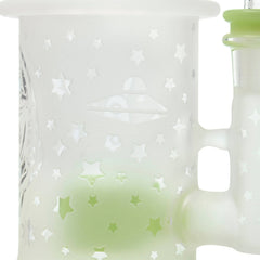 Calibear Sandblasted Flower Of Life Mini Can Bong - Discreet Smoker