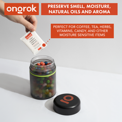 Ongrok 500ml Child Resistant Jars, 2 pack - Discreet Smoker