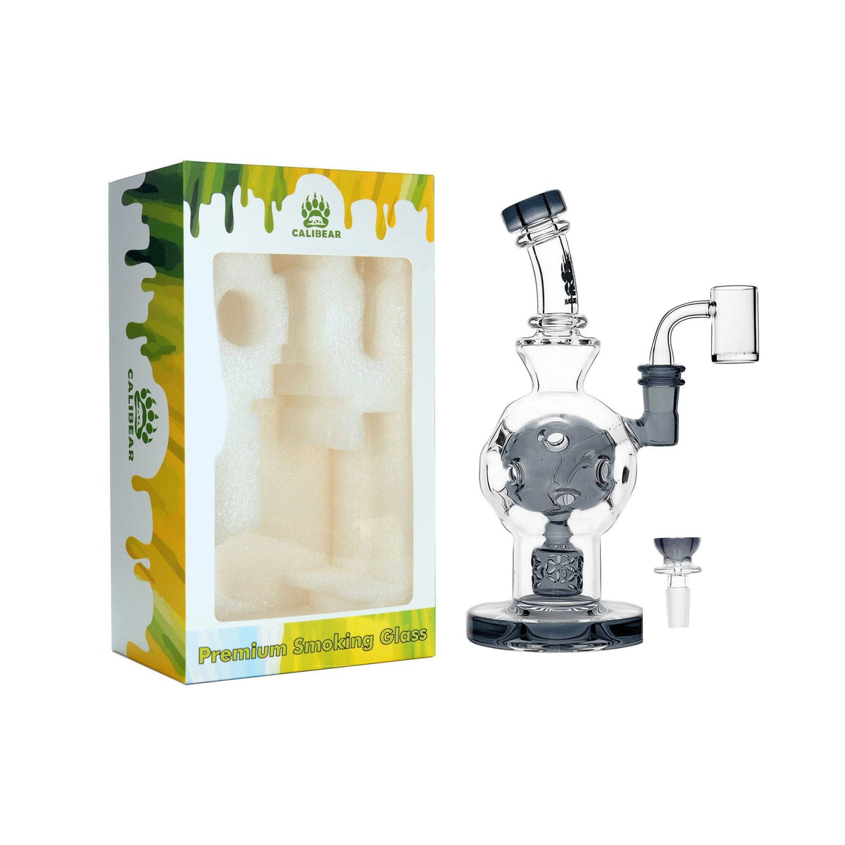 Calibear Exosphere Seed Of Life Dab Rig - Discreet Smoker