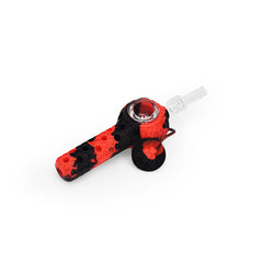 Ritual - 4'' Silicone Nectar Spoon - Black & Red - Discreet Smoker