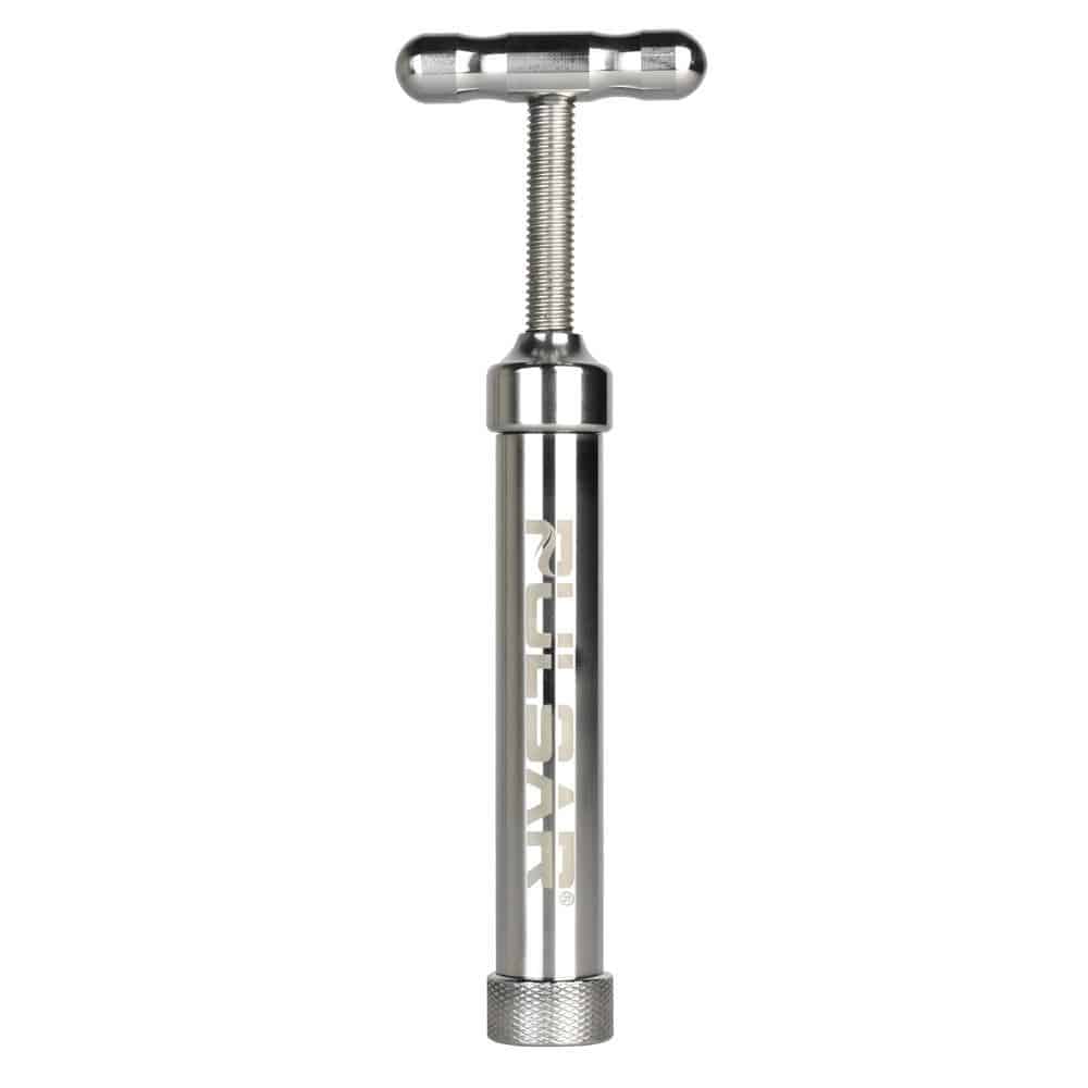 Pulsar Stainless Steel Pollen T-Press - Discreet Smoker
